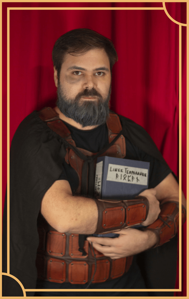 Daniele Danger in costume LARP medievale